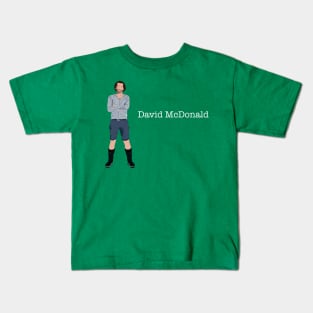 Staged David Tennant Kids T-Shirt